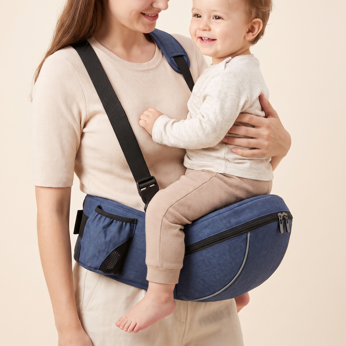 LIL PERCH hip seat with shoulder strap